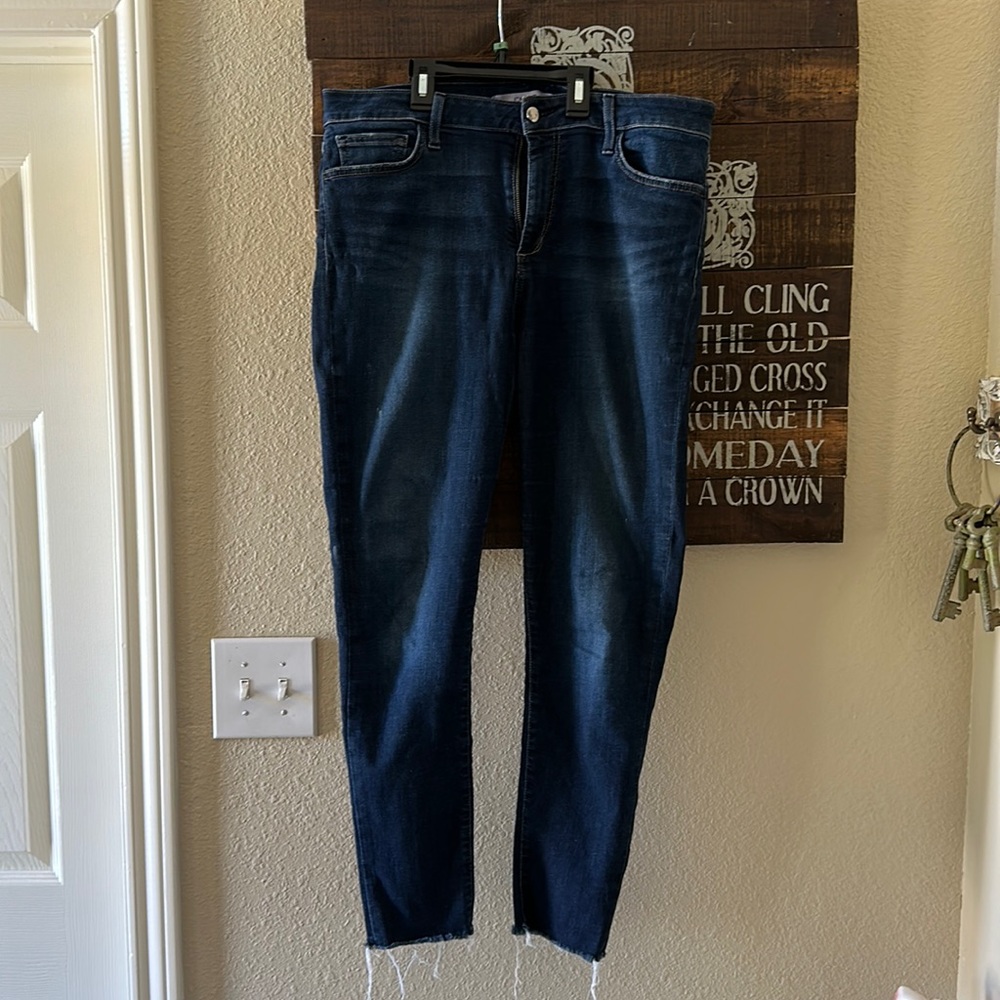 Joes Jeans. Skinny. Raw hem